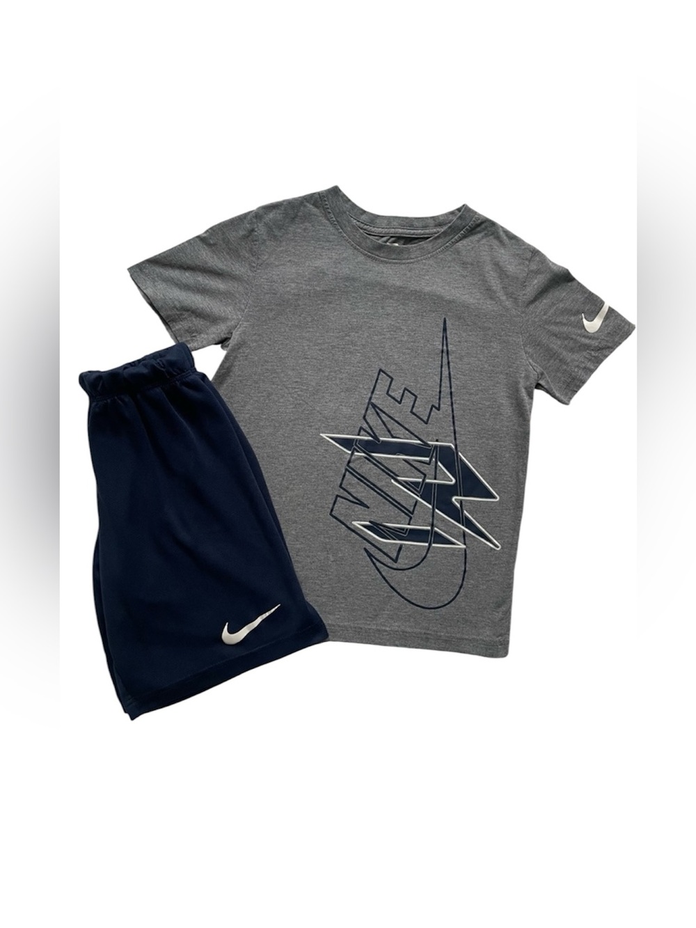 Nike Boys Dri-FIT 2-Piece Graphic T-Shirt and Athletic Shorts Set